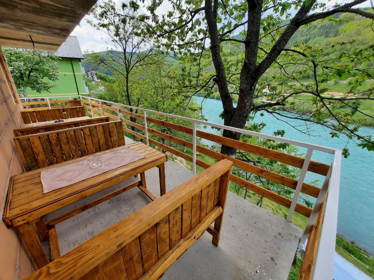 Apartmani Vila Na Drini Foca Esterno foto